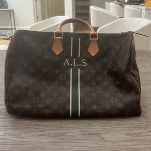 Louis Vuitton speedy 35 monogrammed with ALS
